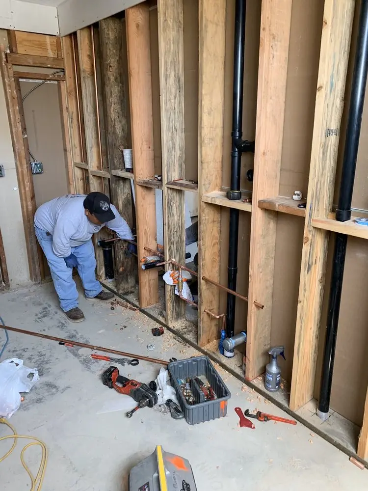 Commercial rough-in plumbing for Gas Line Repair in Lake Frederick